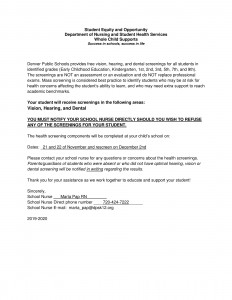 SCH NURSE 19-20 ENG Univ Screening Parent Notification Refusal Info Letter_-1